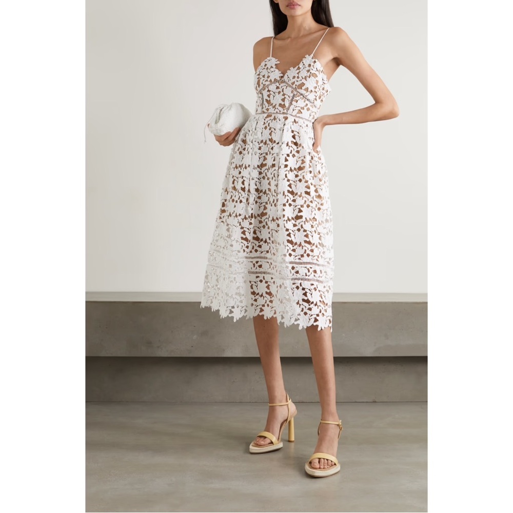 Self-Portrait Azaelea Guipure Lace Dress